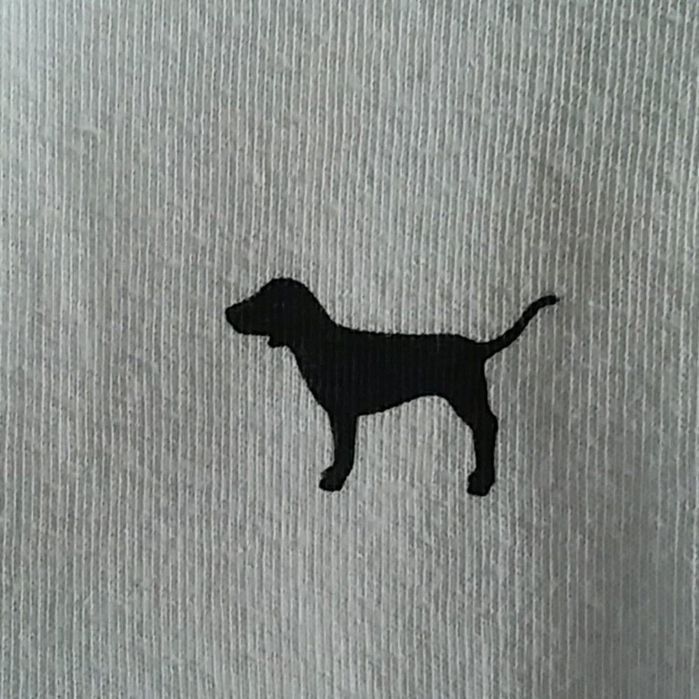 White and black PINK VS quarter zip - Picture 4 of 6